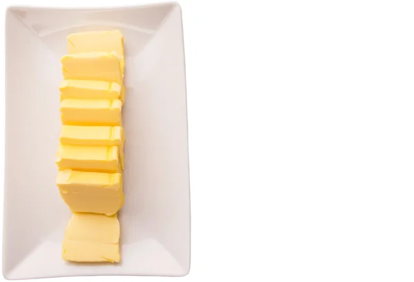 Plasterki masła — Zdjęcie stockowe