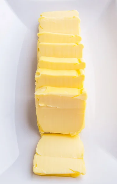 Fatias de manteiga — Fotografia de Stock