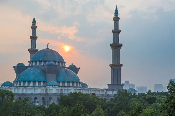A Mesquita do Território Federal, Malásia — Fotografia de Stock