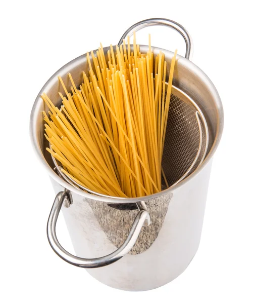 Spaghetti In A Pot — Stock Photo, Image