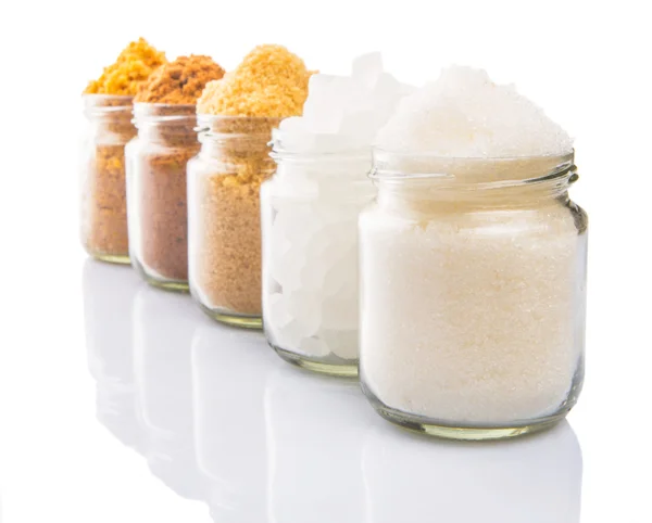 Different Sugar Variety — Stock Photo, Image