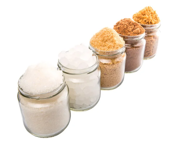 Different Sugar Variety — Stock Photo, Image