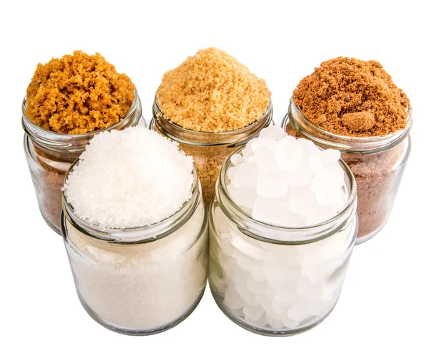 Different Sugar Variety — Stock Photo, Image