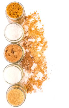 다른 설탕 다양 한