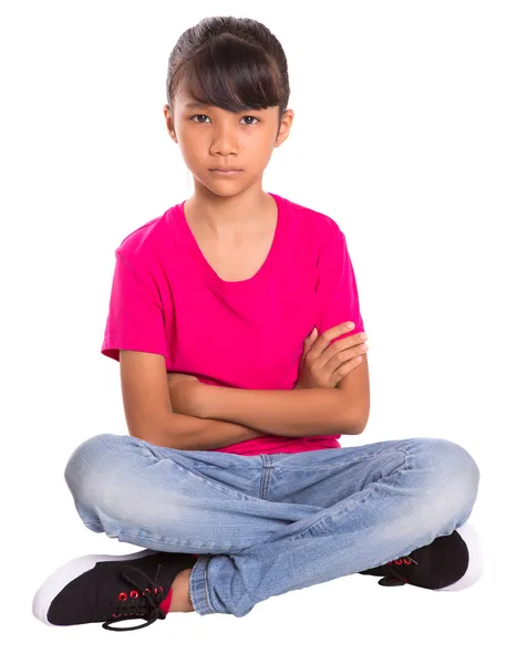 Junges Mädchen lässig gekleidet — Stockfoto