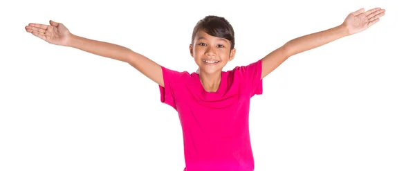 Menina jovem em rosa — Fotografia de Stock