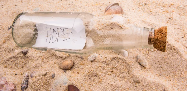 Mensaje en una botella — Foto de Stock