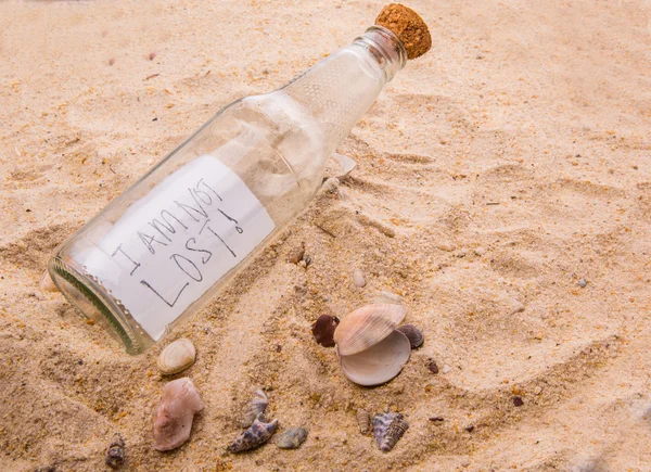 Mensaje en una botella — Foto de Stock