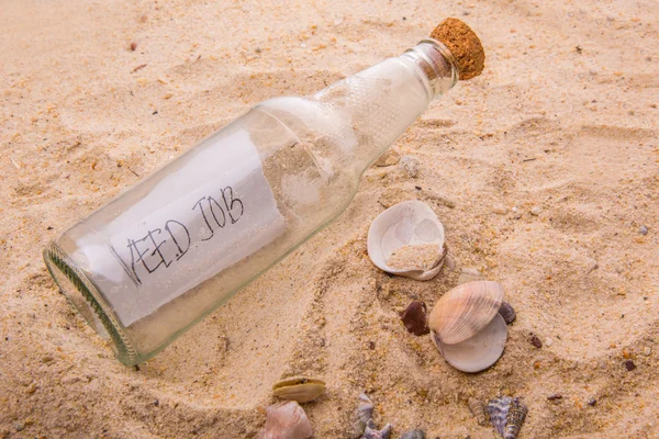 Mensaje en una botella — Foto de Stock