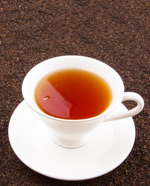 Bir fincan çay.