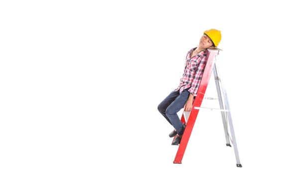 Sleeping On A Job — Stock Photo, Image