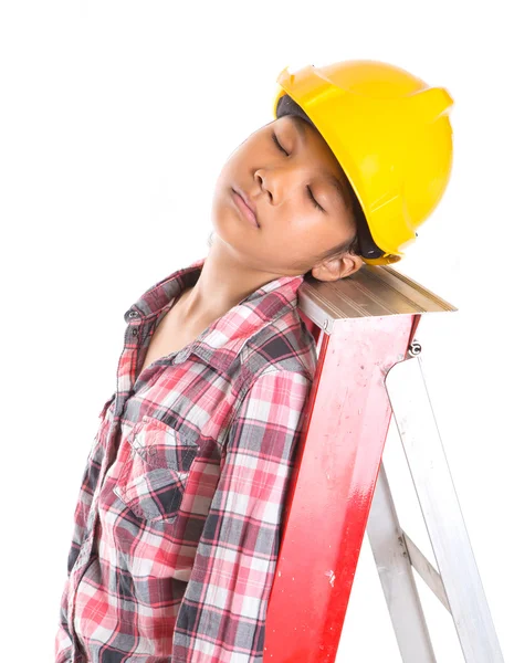 Sleeping On A Job — Stock Photo, Image