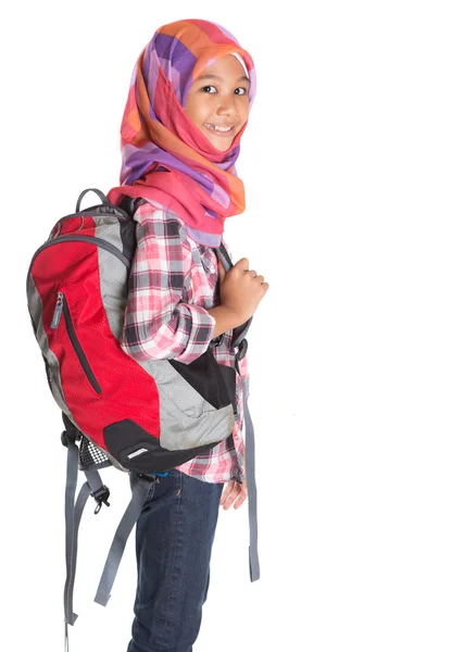 Ragazza della scuola musulmana — Foto Stock