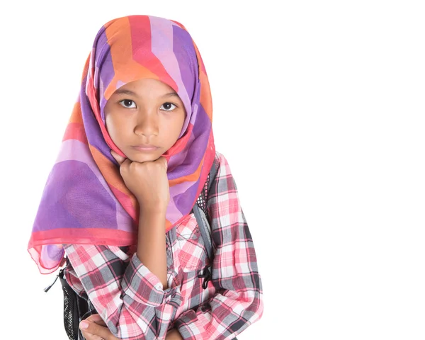 Muslimska skolflickor — Stockfoto