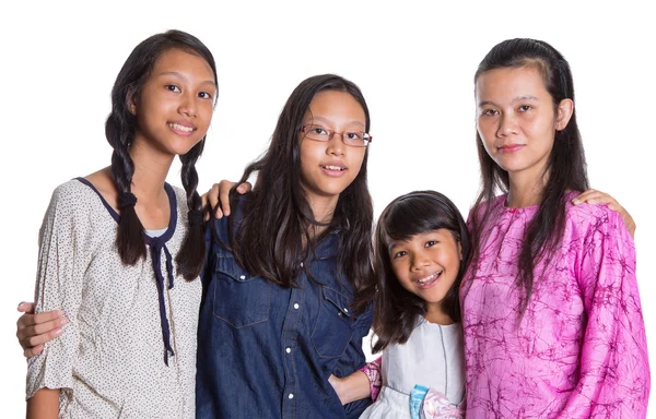 Mother And Daughters — Stock Photo, Image