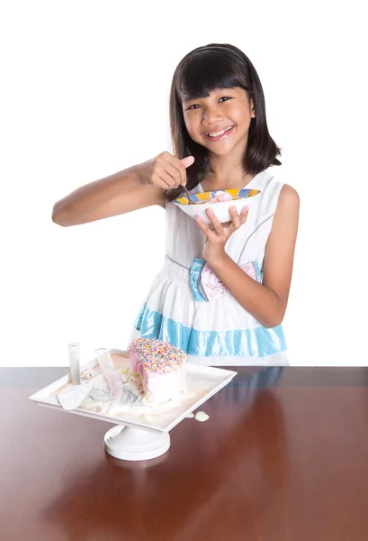 Young Girl Celebrating Birthday — Stock Photo, Image