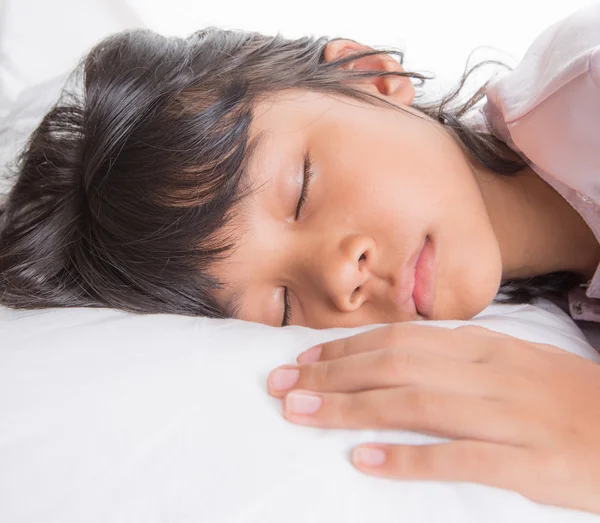 Jovencita durmiendo — Foto de Stock