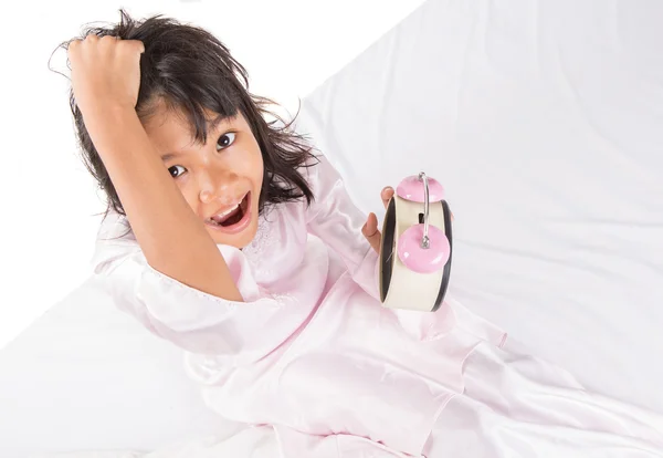 Young Girl Overslept — Stock Photo, Image