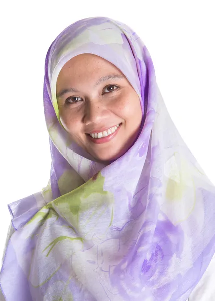 Muslimská žena s hidžáb — Stock fotografie