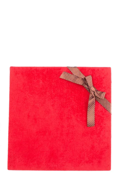 Caja de regalo roja — Foto de Stock