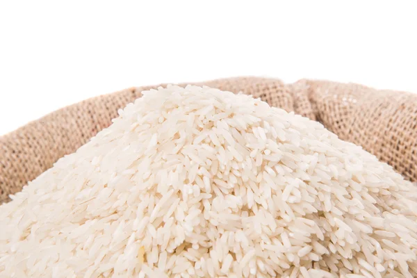 Rice In Sack — Stock Photo, Image