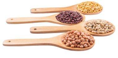 fıstık, fasulye ve mercimek