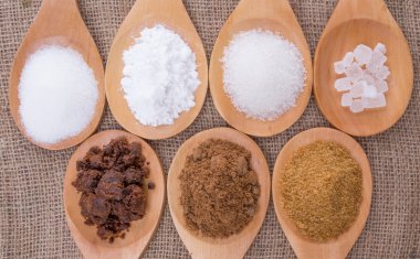 Çeşitli şeker türleri