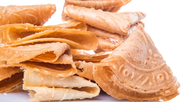 Kuih Kapit Or Chinese Love Letter Biscuit — Stock Photo, Image