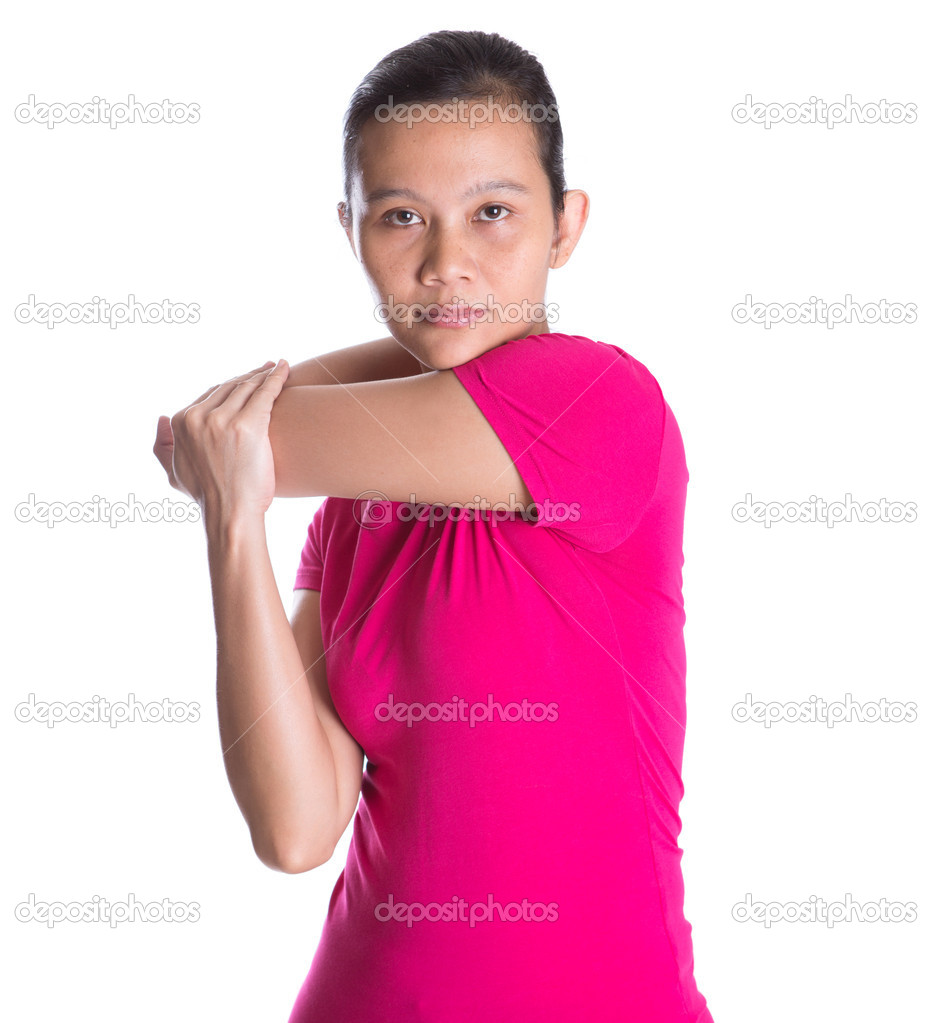 Female Asian Exercising