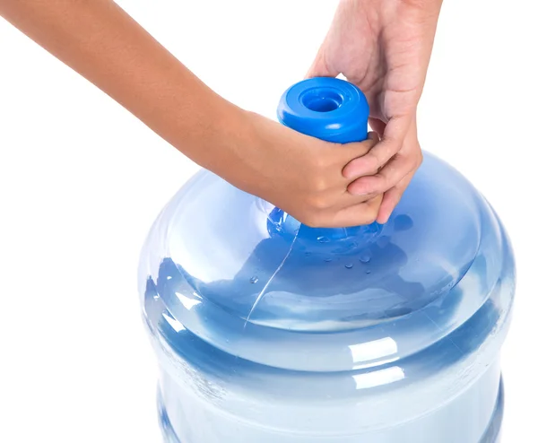 Grote mineraalwater container — Stockfoto