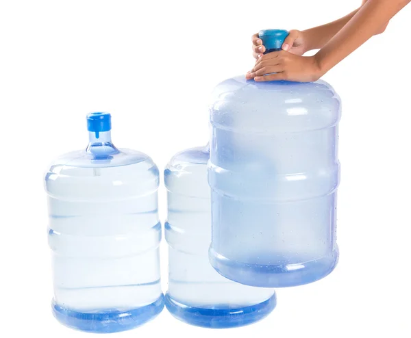 Grote mineraalwater container — Stockfoto