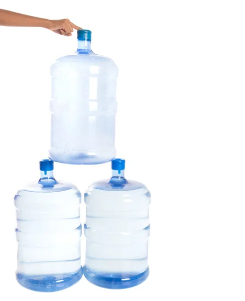 Grote mineraalwater container — Stockfoto