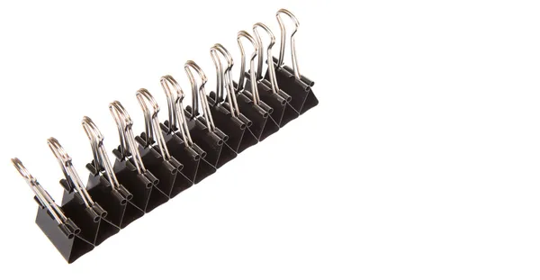 Binder clips — Stock Photo, Image