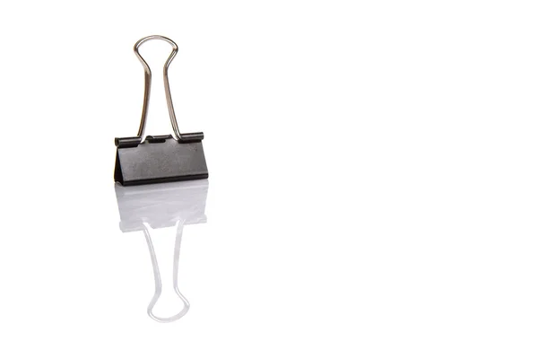 Binder Clip White Background — Stock Photo, Image