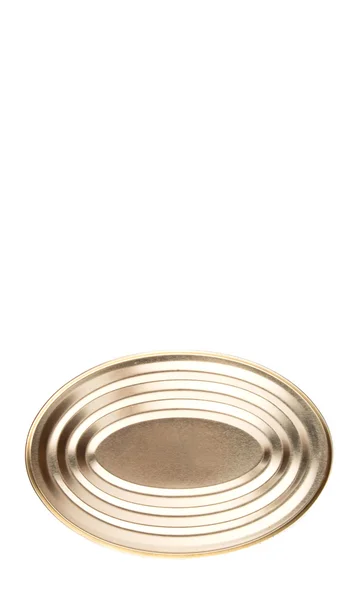 楕円形のブリキ缶 — ストック写真