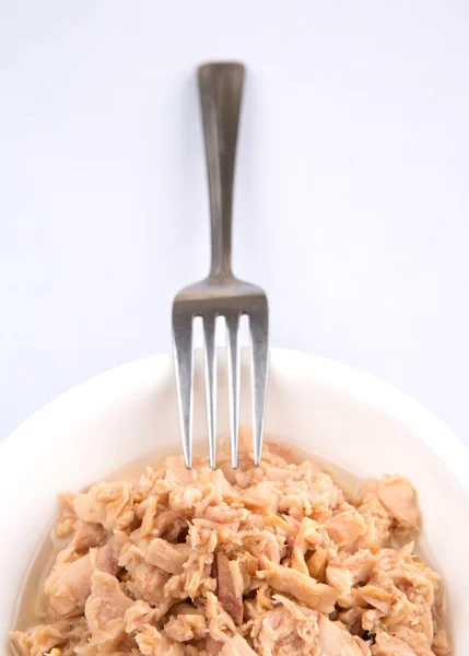 Flaked Tuna Fish — Stock Photo, Image