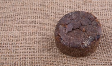 Palm sap şekerle topçu çadır bezi