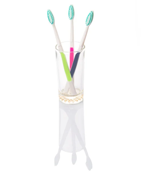 Toothbrush In A Glass — Stock Photo, Image