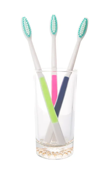 Toothbrush In A Glass — Stock Photo, Image