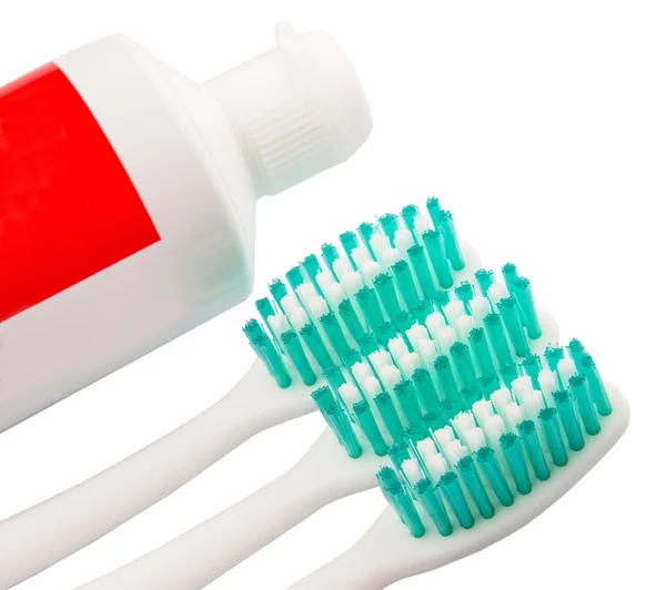 Toothbrush and Toothpaste — Stock Photo, Image