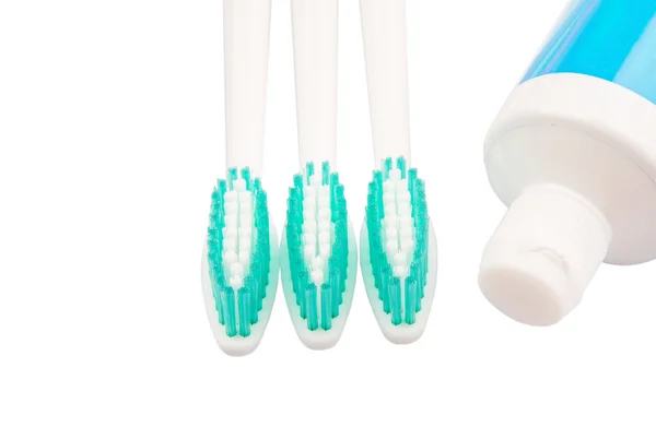 Toothbrush and Toothpaste — Stock Photo, Image