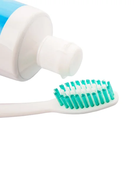 Toothbrush and Toothpaste — Stock Photo, Image