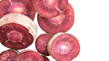 kıyılmış mor havuç