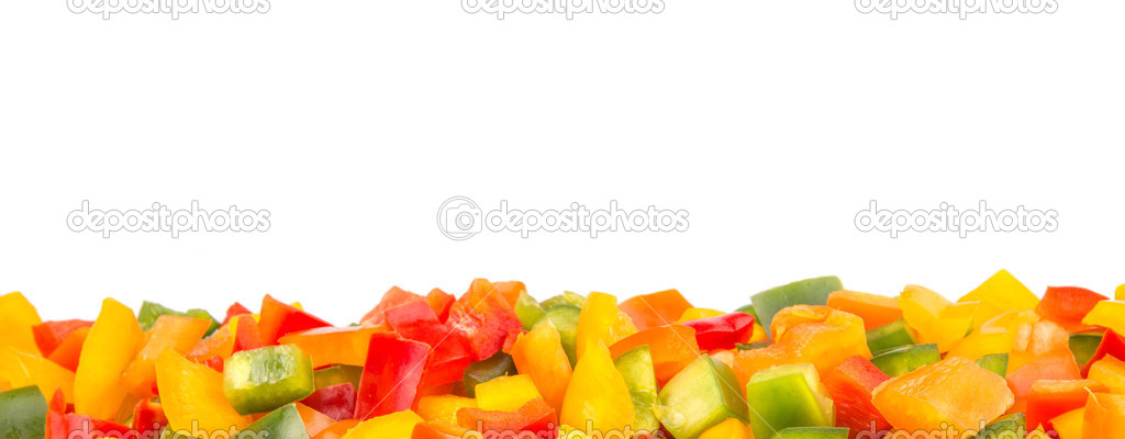 Colorful Mix Chopped Capsicums