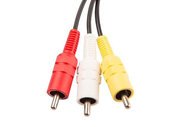 Conector RCA de audio video — Foto de Stock