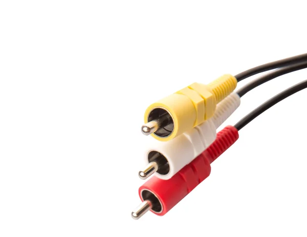 Audio Video Cinch Connector — Stock Photo, Image