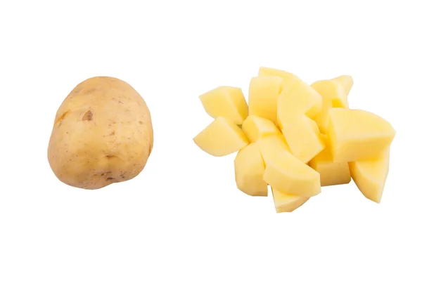 Pokrojone ziemniaki — Zdjęcie stockowe