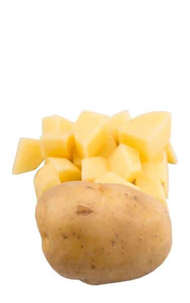 Hackad potatis — Stockfoto