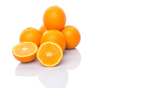 Fruit Orange Sur Fond Blanc — Photo