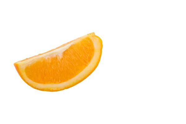 Segmenten Van Oranje Vruchten Witte Achtergrond — Stockfoto